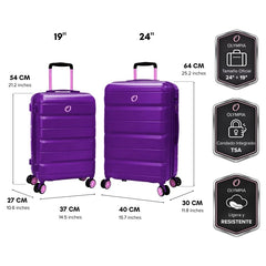 SET 2 MALETAS VIOLETA - AUSTRIA